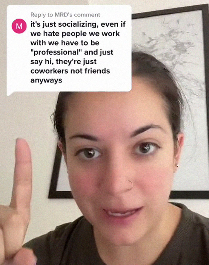 Company Threatens To Fire Employee If She Continues To Ignore Team Gatherings After Work, Sparks Debate On Work Culture Company Threatens To Fire Employee If She Continues To Ignore Team Gatherings After Work, Sparks Debate On Work Culture