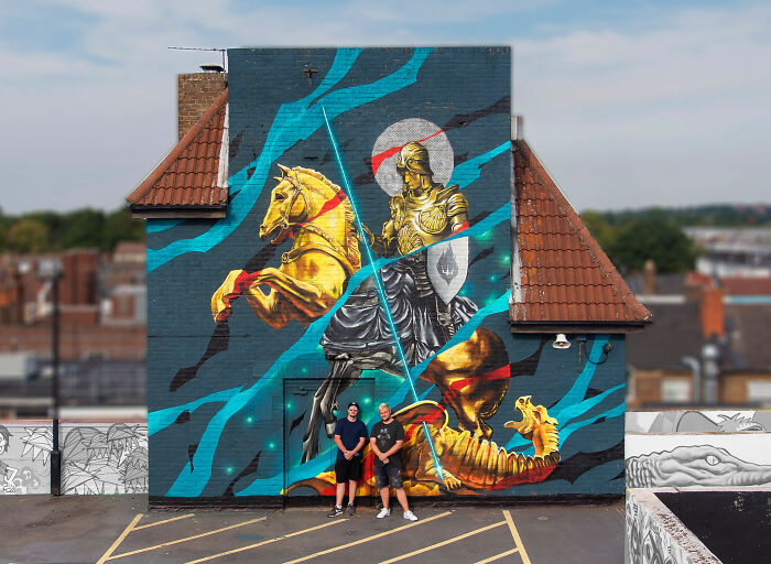 We Painted This Giant Mural In London (12 Pics)