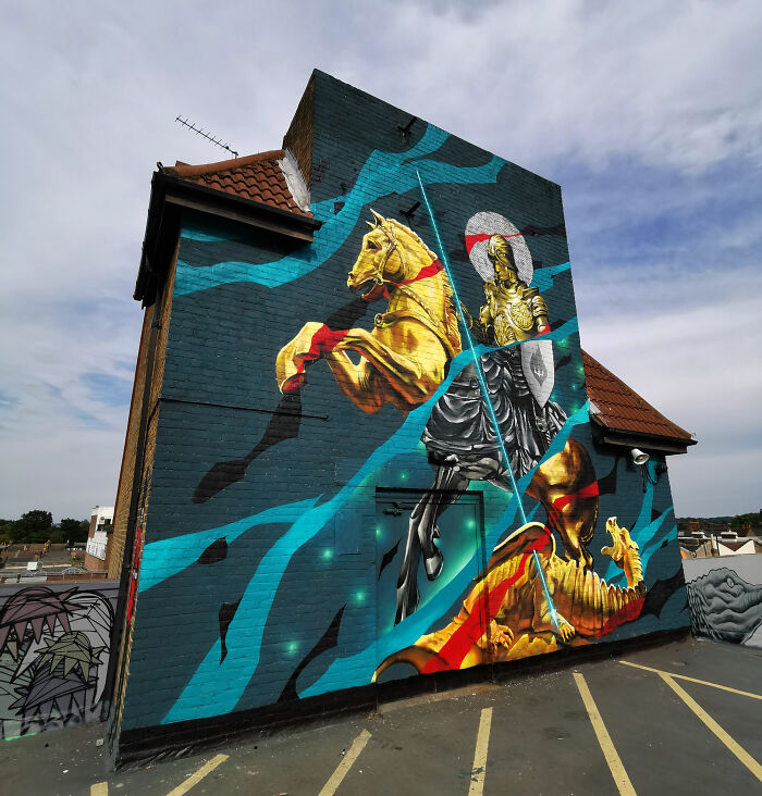 We Painted This Giant Mural In London (12 Pics)