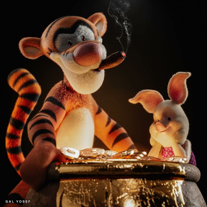 Tigger And Piglet From Winnie The Pooh