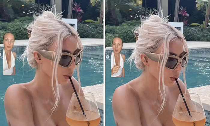Kim Kardashian Photoshopping Her Trapezius Muscle Out Of Photos