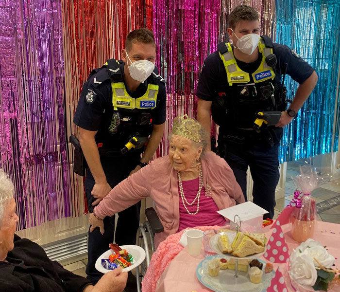 Law-Abiding Woman Has Wish Of Being Arrested Come True On Her 100th Birthday, And The Internet Is In Stitches