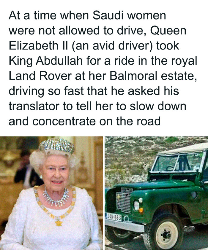 Queen Elizabeth II Being A Bad**s And Teaching Abdullah A Lesson In Equality