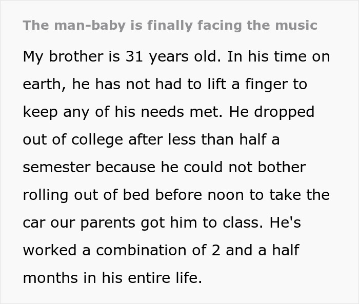 People Are Loving How This Leech Son Finally Got What He Deserved After Living Off Of His Parents' Income For 31 Years People Are Loving How This Leech Son Finally Got What He Deserved After Living Off Of His Parents' Income For 31 Years