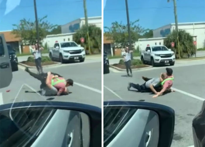 Heroic Chick-Fil-A Worker Tackles Man Attempting To Carjack Woman’s Car With Baby Inside Heroic Chick-Fil-A Worker Tackles Man Attempting To Carjack Woman’s Car With Baby Inside