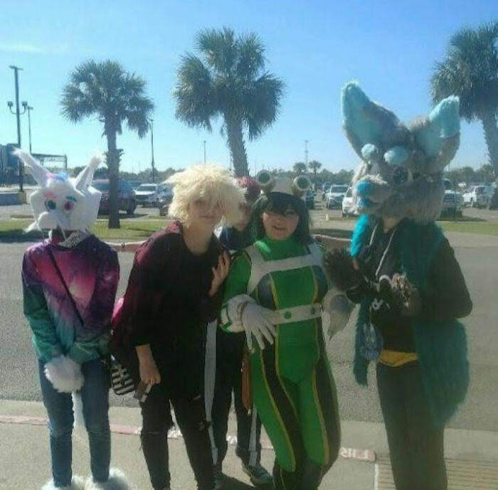 Group Photo From My Friend At A Halloween Convention