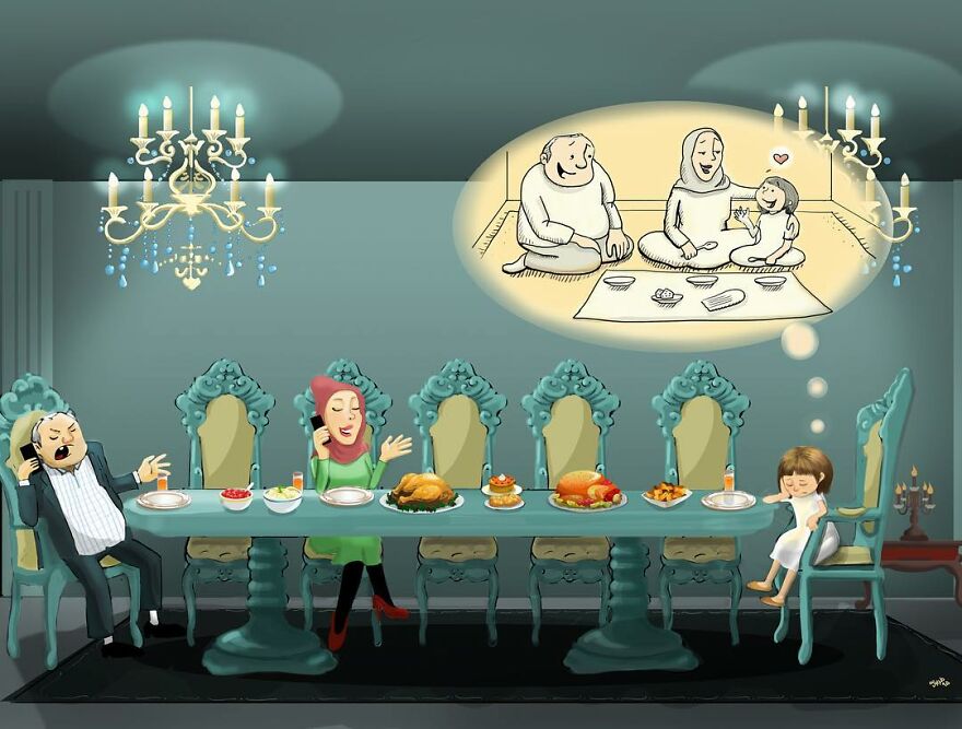 Iranian Artist Criticizes Modern Society With Thought-Provoking Illustrations (53 Pics)