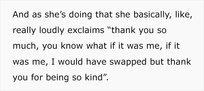 Woman Shares How She Got Lectured By A “Karen” On A Plane Who Asked To Swap Seats With Her So She Could Sit With Her Husband Woman Shares How She Got Lectured By A “Karen” On A Plane Who Asked To Swap Seats With Her So She Could Sit With Her Husband