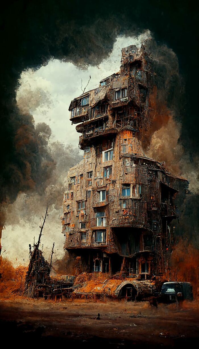 With The Help Of Neural Network, Artist Creates Buildings In Various Styles