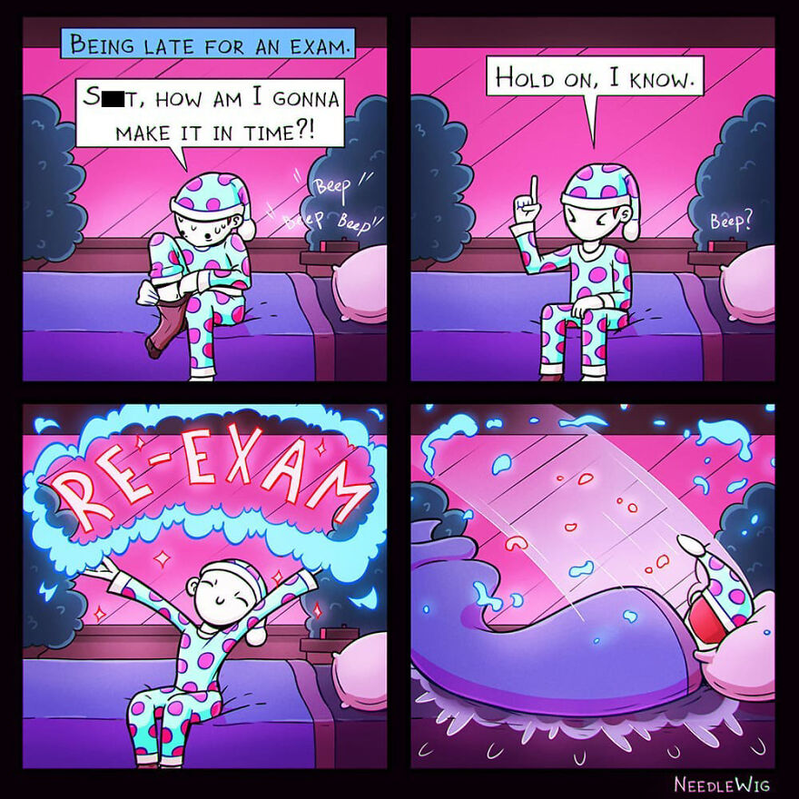 Artist Makes Dark Humor Comics That Explore The Most Cursed Desires (49 New Pics)