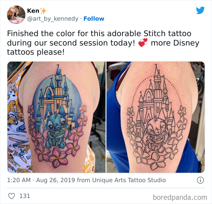 Disney's Stitch Tattoo