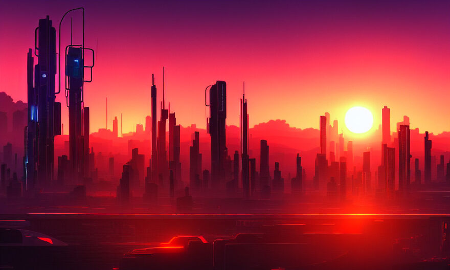 Cyberpunk Sunset