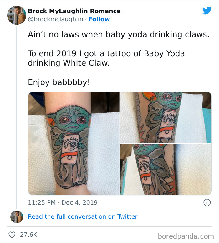 This Baby Yoda Tattoo