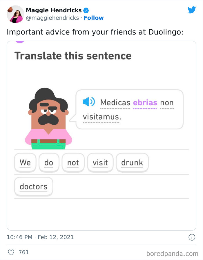 Funny Duolingo Sentences