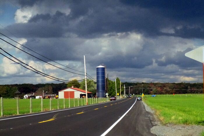 Storm Coming In - Route 903 Coming Up From Jim Thorpe, Pa, USA