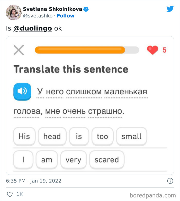 Funny Duolingo Sentences