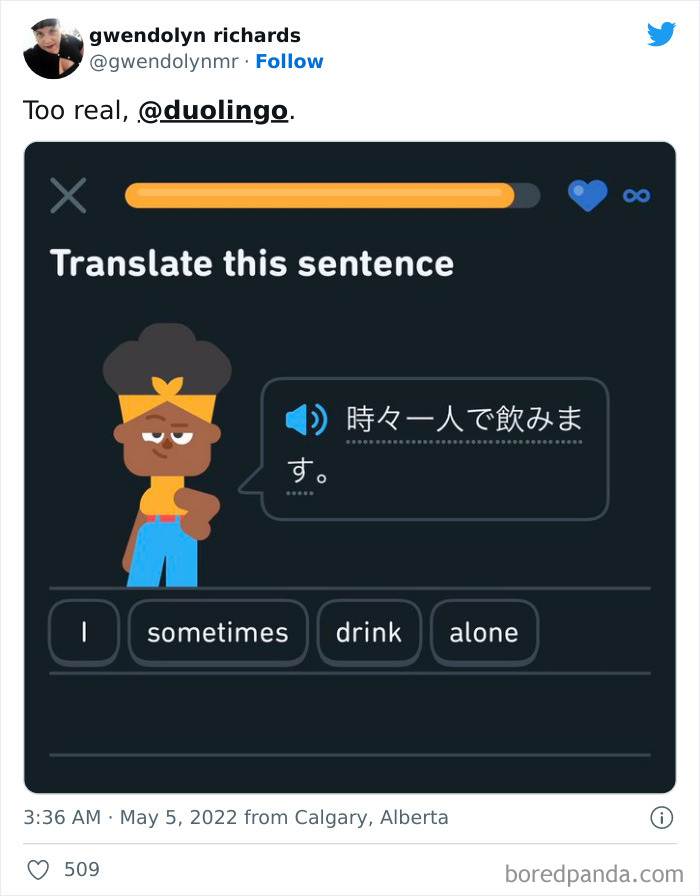 Funny Duolingo Sentences
