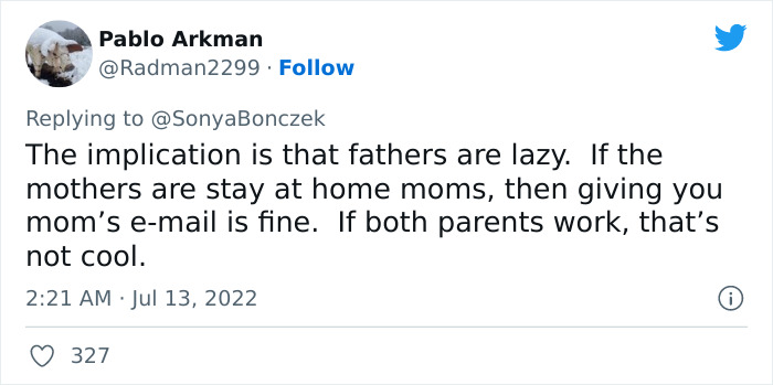 Tweet Showing How Moms Are Still Considered To Be The Default Parent Went Viral With 283k Likes Tweet Showing How Moms Are Still Considered To Be The Default Parent Went Viral With 283k Likes