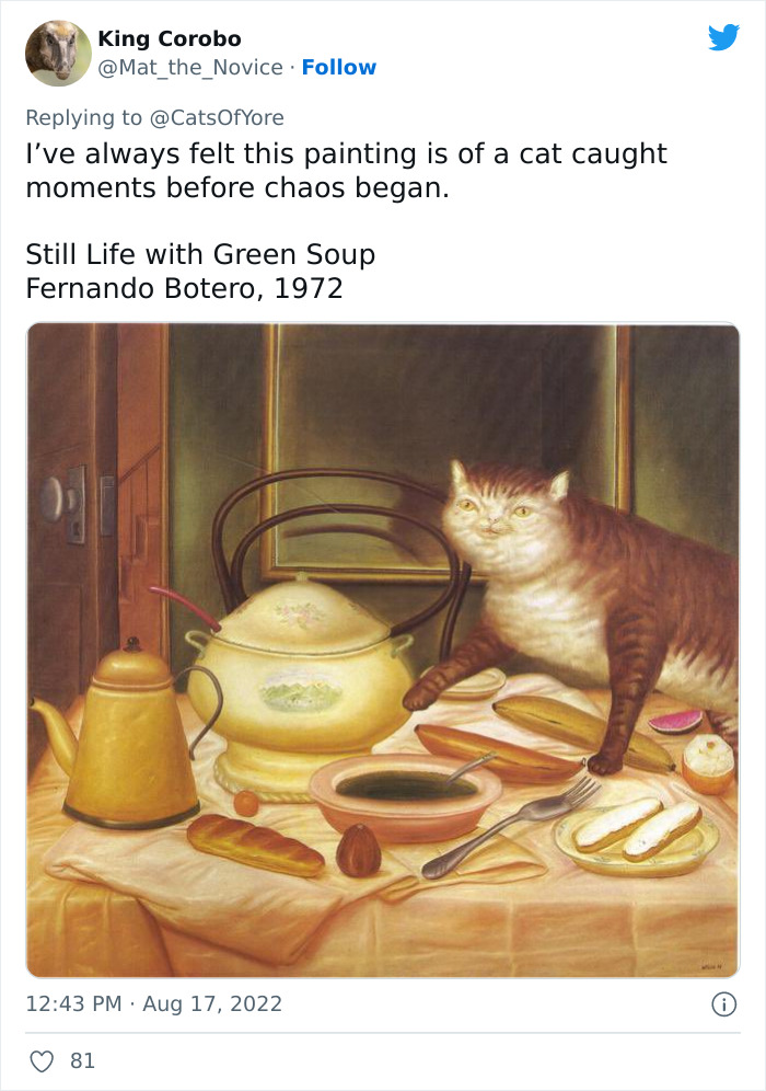 Cats Ruining Stuff Isn’t Only A Modern Struggle As It Is Shown In These 24 Pics Through History, Shared By Folks Online
