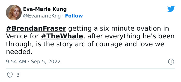 Brendan Fraser Moved To Tears After “The Whale” Premiere Leads To A 6-Minute Standing Ovation Brendan Fraser Moved To Tears After “The Whale” Premiere Leads To A 6-Minute Standing Ovation