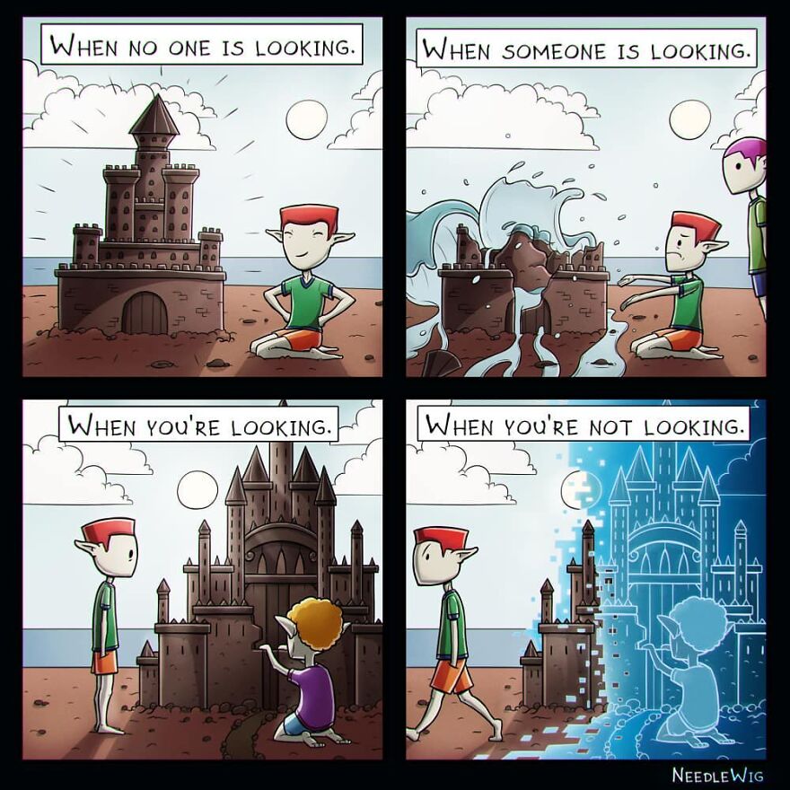 Artist Makes Dark Humor Comics That Explore The Most Cursed Desires (49 New Pics)