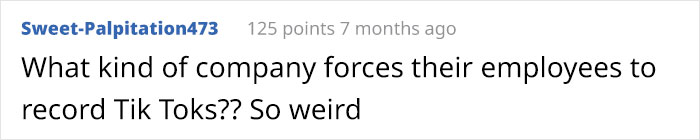 “I Don’t Make Enough Money For This”: Worker Gets Suspended For Refusing To Take Part In A "Mandatory" TikTok Challenge, Quits “I Don’t Make Enough Money For This”: Worker Gets Suspended For Refusing To Take Part In A "Mandatory" TikTok Challenge, Quits