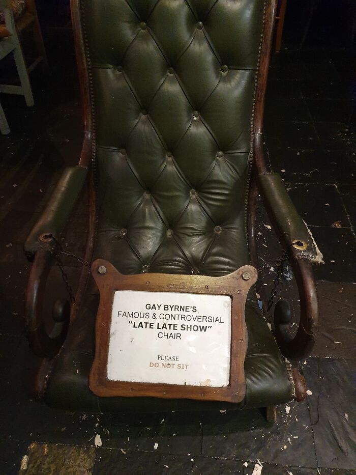 A Chair Atjohnny Fox Pub, Dublin, Ireland
