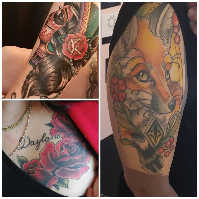After My Cats, It's My Tattoo's. I Got More Off Them But Those Are My 3 Latest