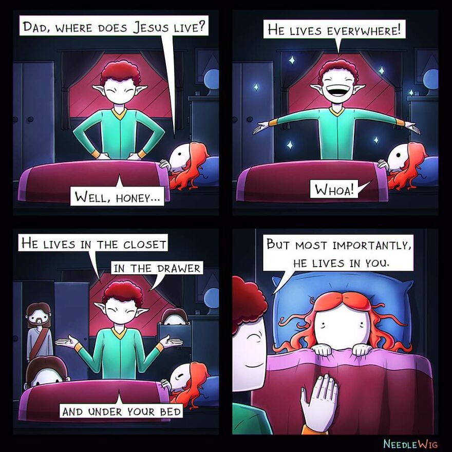 Artist Makes Dark Humor Comics That Explore The Most Cursed Desires (49 New Pics)