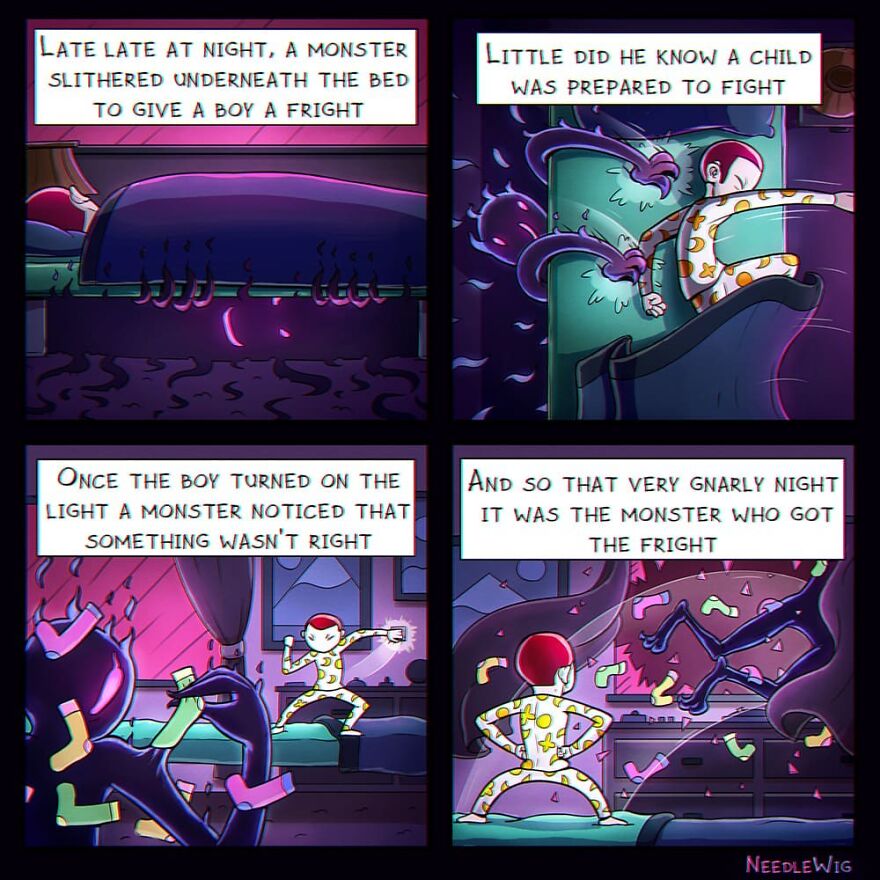 Artist Makes Dark Humor Comics That Explore The Most Cursed Desires (49 New Pics)