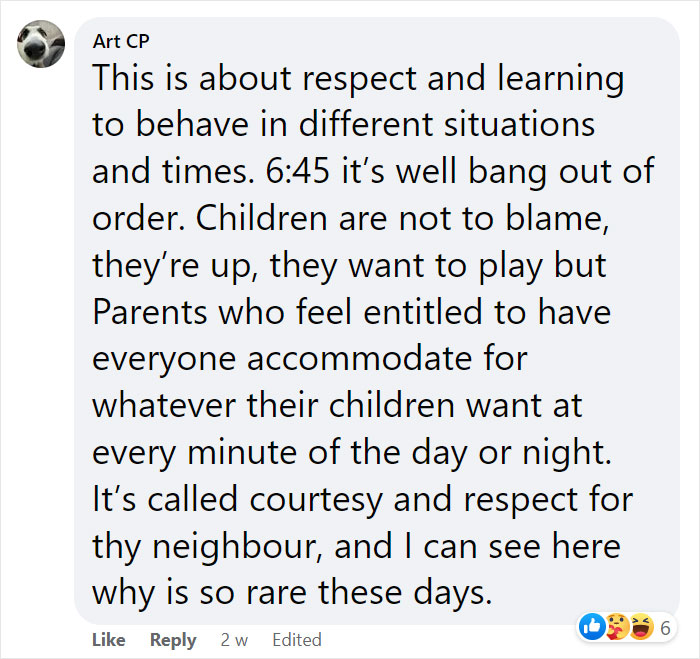 Neighbor Can't Stand Kids Playing Outside At 6:45 AM, Asks If They Should Contact The Council Neighbor Can't Stand Kids Playing Outside At 6:45 AM, Asks If They Should Contact The Council