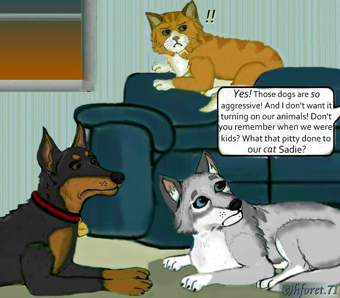 My Animal Comic Introducing A Pitbull Character Named “King”, Part 3 (7 Pics) My Animal Comic Introducing A Pitbull Character Named “King”, Part 3 (7 Pics)