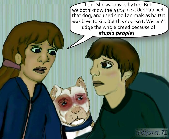 My Animal Comic Introducing A Pitbull Character Named “King”, Part 3 (7 Pics) My Animal Comic Introducing A Pitbull Character Named “King”, Part 3 (7 Pics)