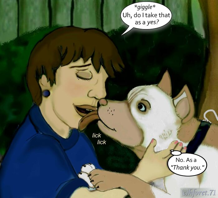 My Animal Comic Introducing A Pitbull Character Named “King”, Part 4 (12 Pics)