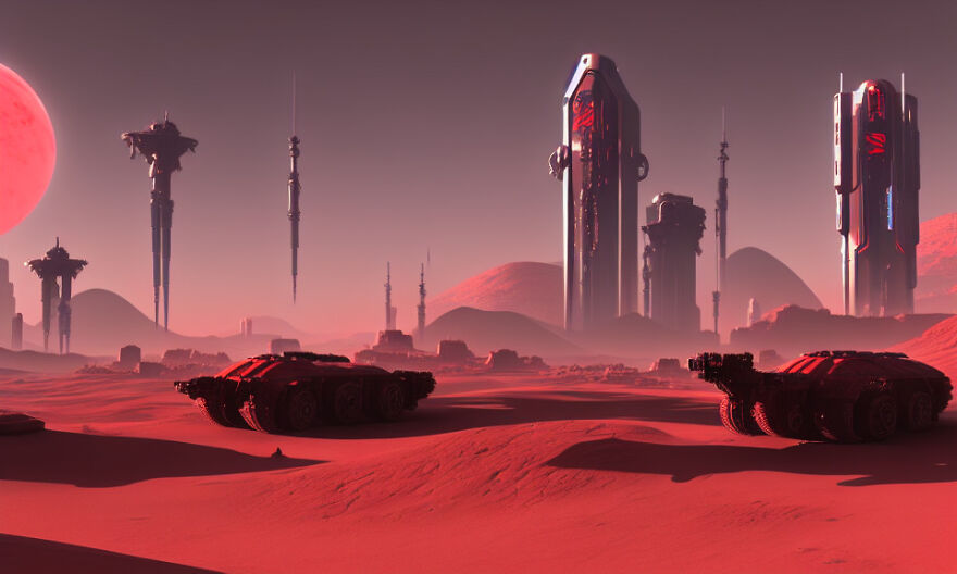 Cyberpunk Mars