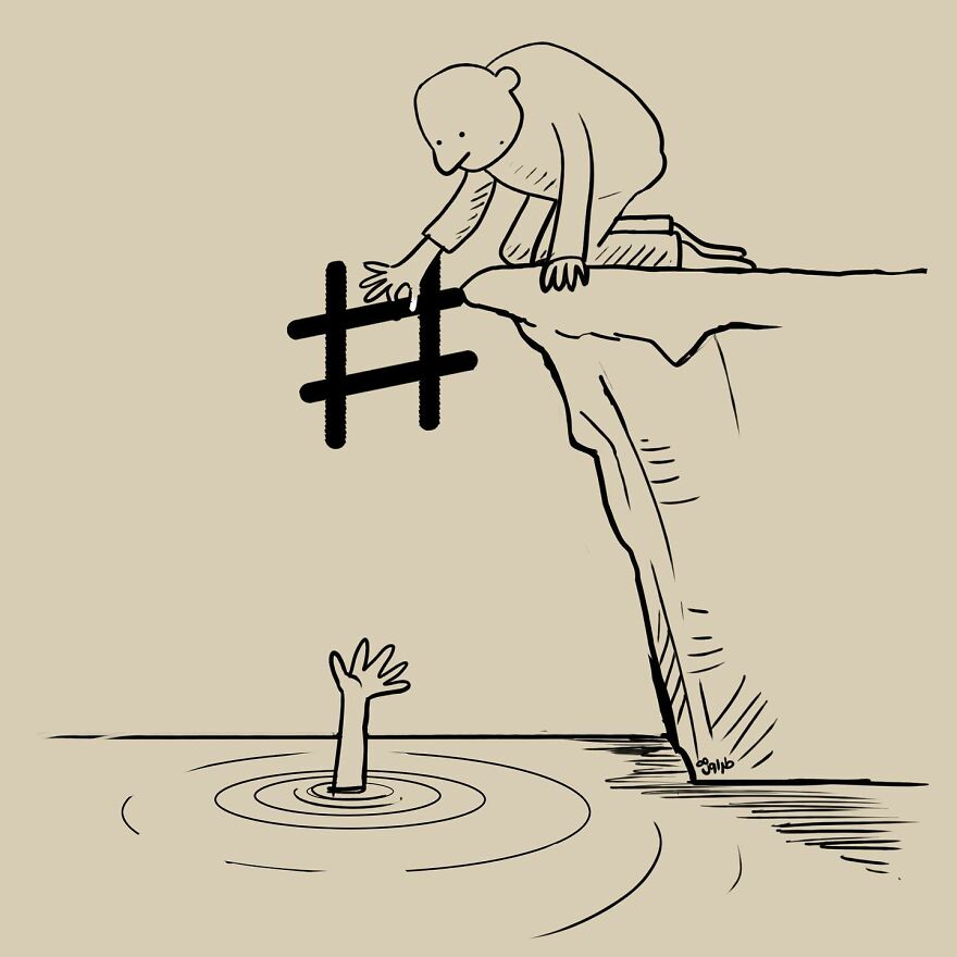 Iranian Artist Criticizes Modern Society With Thought-Provoking Illustrations (53 Pics)