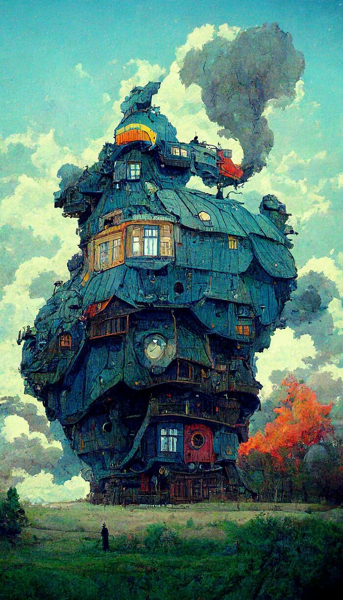 With The Help Of Neural Network, Artist Creates Buildings In Various Styles