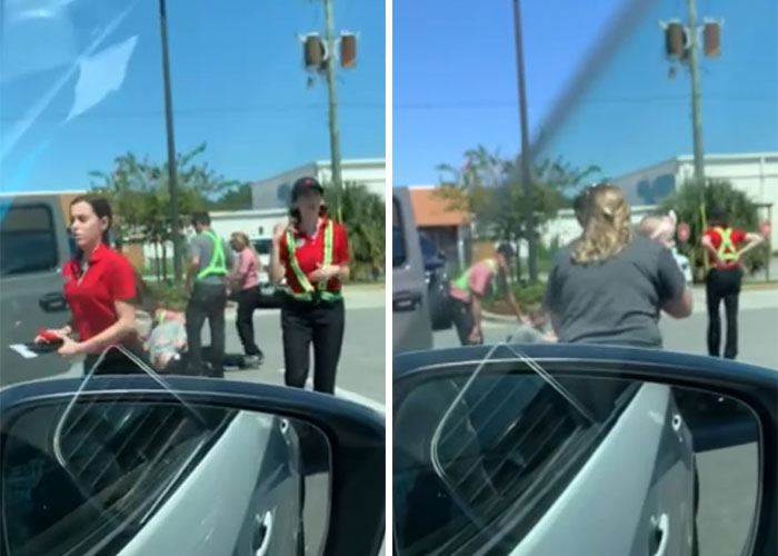 Heroic Chick-Fil-A Worker Tackles Man Attempting To Carjack Woman’s Car With Baby Inside Heroic Chick-Fil-A Worker Tackles Man Attempting To Carjack Woman’s Car With Baby Inside