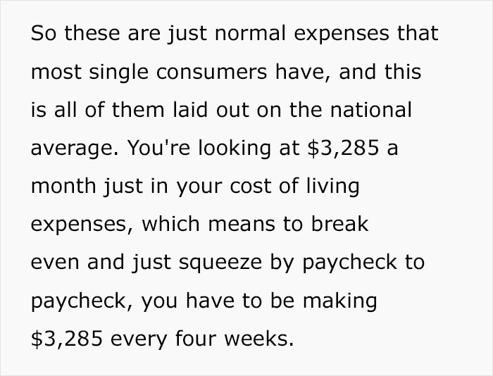 TikToker Explains Why Making $25 An Hour In The US Is Not Enough, Sparks Important Discussion