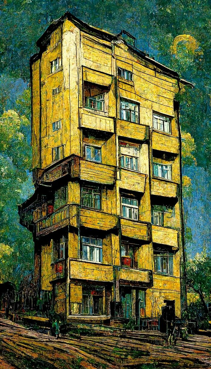 With The Help Of Neural Network, Artist Creates Buildings In Various Styles