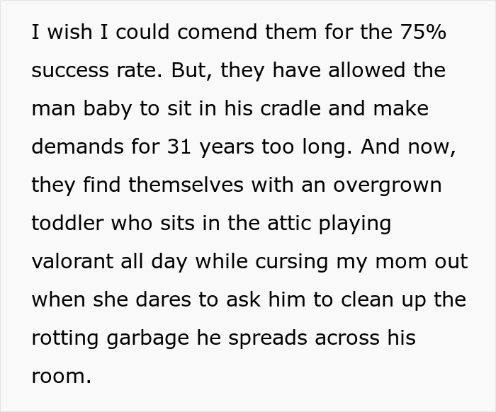 People Are Loving How This Leech Son Finally Got What He Deserved After Living Off Of His Parents' Income For 31 Years People Are Loving How This Leech Son Finally Got What He Deserved After Living Off Of His Parents' Income For 31 Years