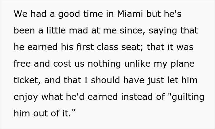 "How Very 1950s Of You": Woman Gets A Reality Check After Taking Husband's First Class Seat And Making Him Fly Coach "How Very 1950s Of You": Woman Gets A Reality Check After Taking Husband's First Class Seat And Making Him Fly Coach