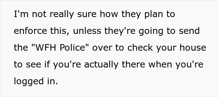 Boss Refuses To Admit To His Hilariously Dumb Mistake, Enforces An Absurd Work-From-Home Policy Instead Boss Refuses To Admit To His Hilariously Dumb Mistake, Enforces An Absurd Work-From-Home Policy Instead