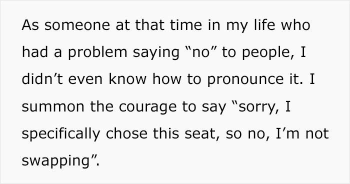Woman Shares How She Got Lectured By A “Karen” On A Plane Who Asked To Swap Seats With Her So She Could Sit With Her Husband Woman Shares How She Got Lectured By A “Karen” On A Plane Who Asked To Swap Seats With Her So She Could Sit With Her Husband