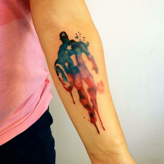 Captain America Tattoo