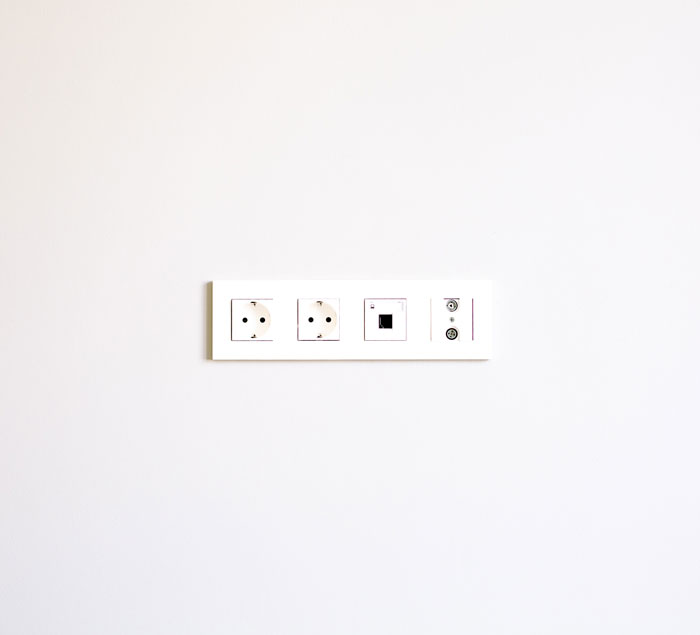 Outlets in the wall