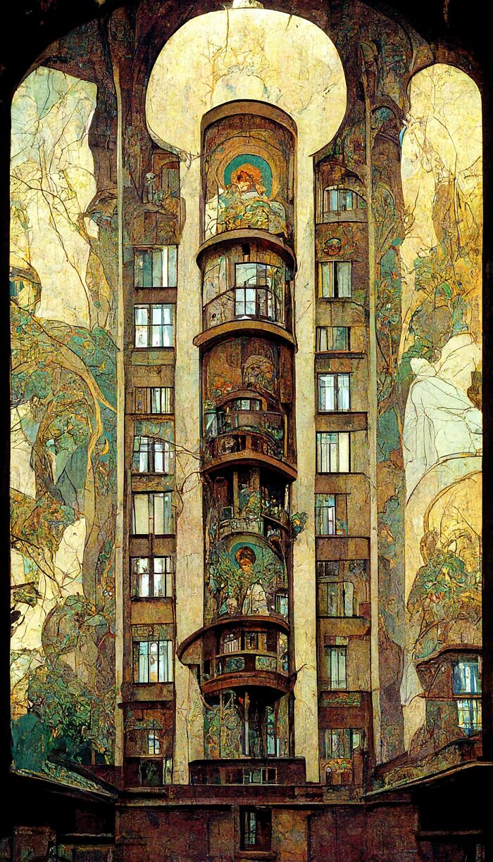 With The Help Of Neural Network, Artist Creates Buildings In Various Styles