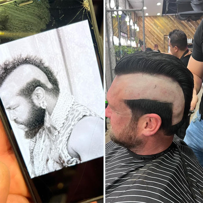 Una publicación en Facebook de una barbería local