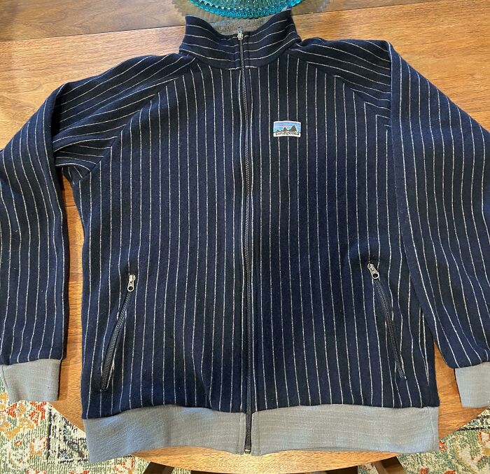 I Found This Patagonia Sweater Jacket At The Bins. My Brother Was Super Excited To Get It Along With Another Patagonia Button Down Shirt I Found A While Ago (Sorry No Pic Of The Shirt)