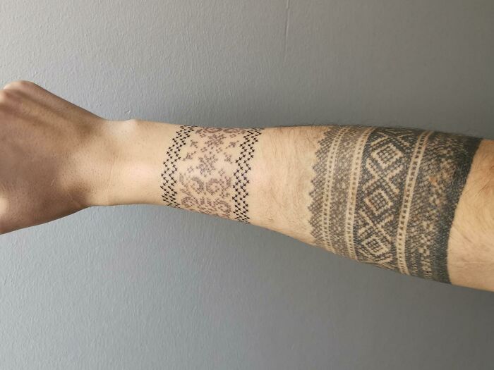 Tattoo uploaded by Inkblot tatoo studio • Traditional arm band tattoo done  @inkblottattooz contact :9620239442 Visit:www.inkblottattoos.com #tattoos  #reels #tiktok #karanataka #traditionaltattoo #tattoos #tatt #tattooideas # tattooed #tattooartist ...